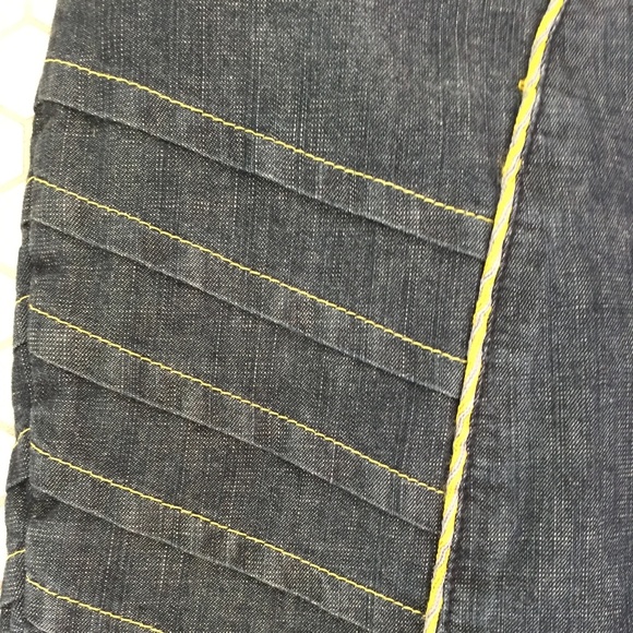 Snap Front Denim Skirt - Picture 1 of 5